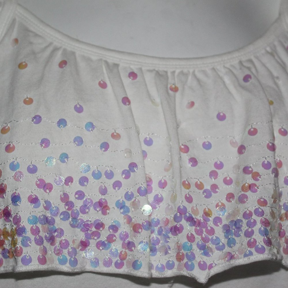 White Tank With Sequence - Picture 2 of 5